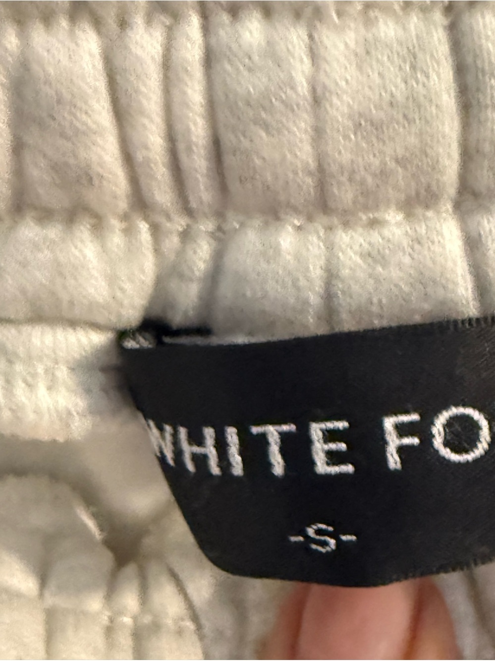 White Fox Boutique Light Gray Jogger Track Pants - Vol.3 Logo - Picture 2 of 9